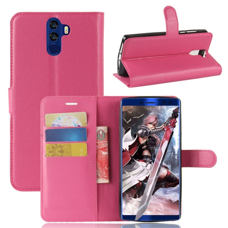 For DOOGEE BL12000 / BL12000 Pro Litchi Texture Horizontal Flip Leather Case with Holder & Card Slots & Wallet