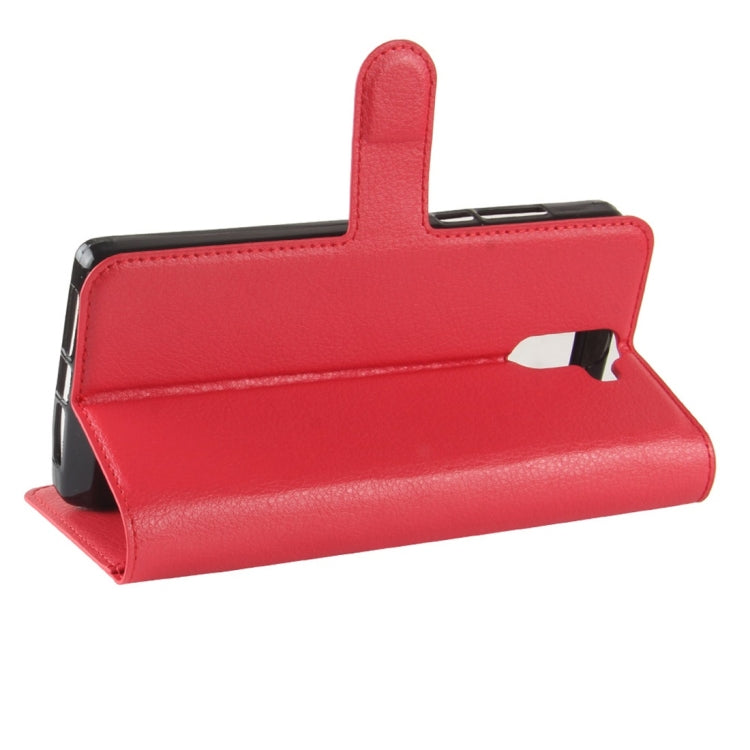 For DOOGEE BL12000 / BL12000 Pro Litchi Texture Horizontal Flip Leather Case with Holder & Card Slots & Wallet