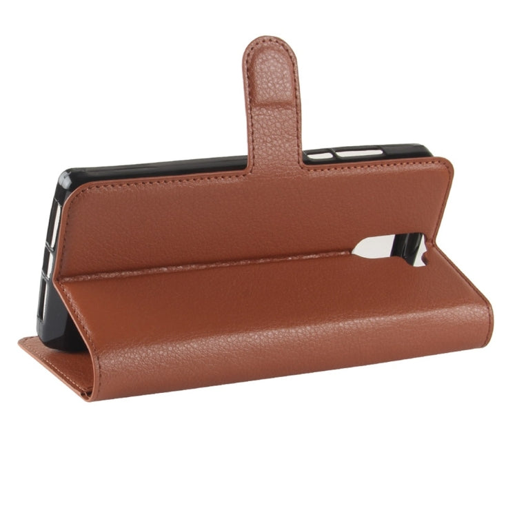 For DOOGEE BL12000 / BL12000 Pro Litchi Texture Horizontal Flip Leather Case with Holder & Card Slots & Wallet