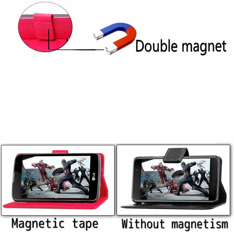 Lucky Clover Pressed Flowers Pattern Leather Case for OPPO A83, with Holder & Card Slots & Wallet & Hand Strap