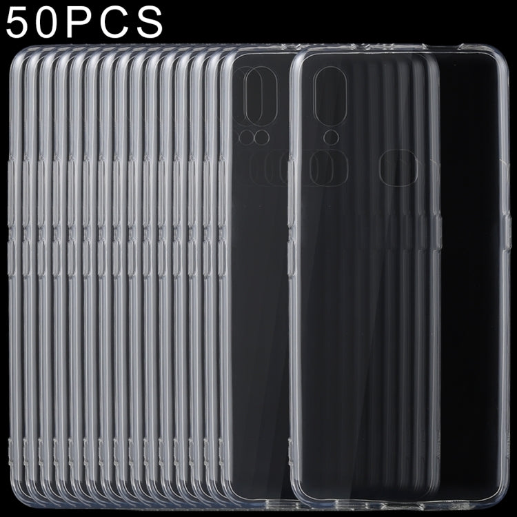 50 PCS 0.75mm Transparent TPU Case for Vivo NEX A