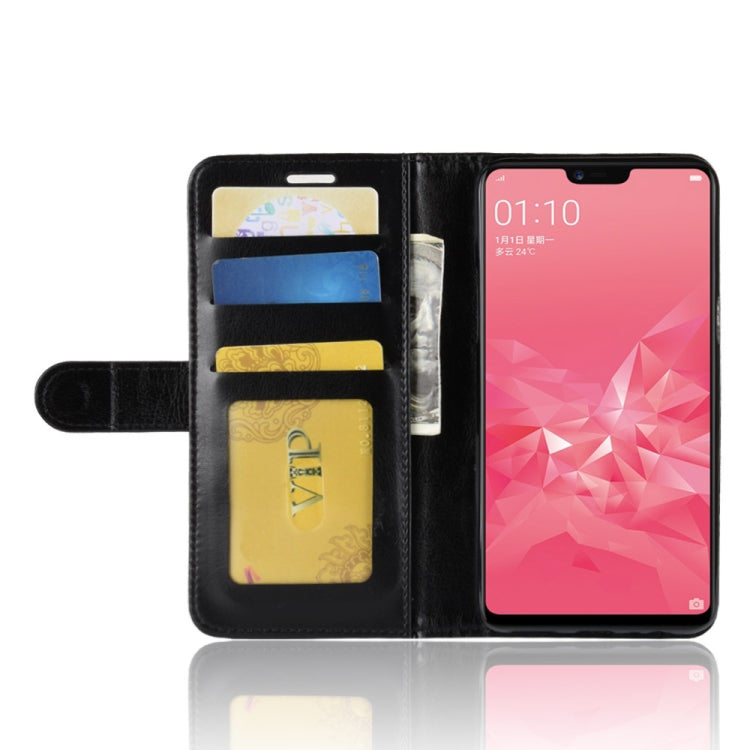 Crazy Horse Texture Horizontal Flip Leather Case for OPPO A3, with Wallet & Holder & Card Slots