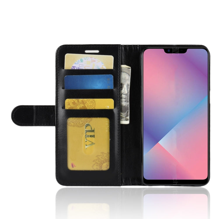 Crazy Horse Texture Horizontal Flip Leather Case for OPPO A5, with Wallet & Holder & Card Slots