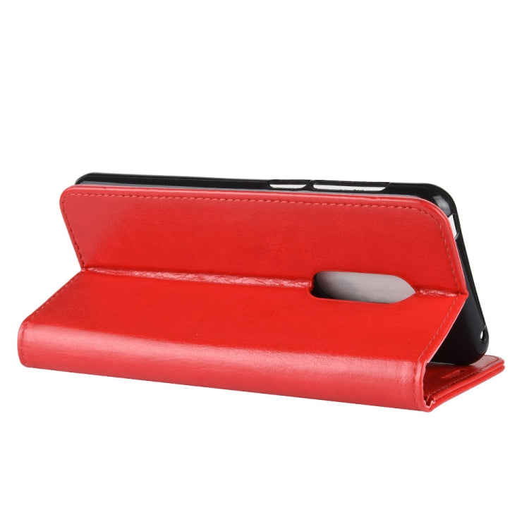 Crazy Horse Texture Horizontal Flip Leather Case for Alcatel 1x, with Wallet & Holder & Card Slots