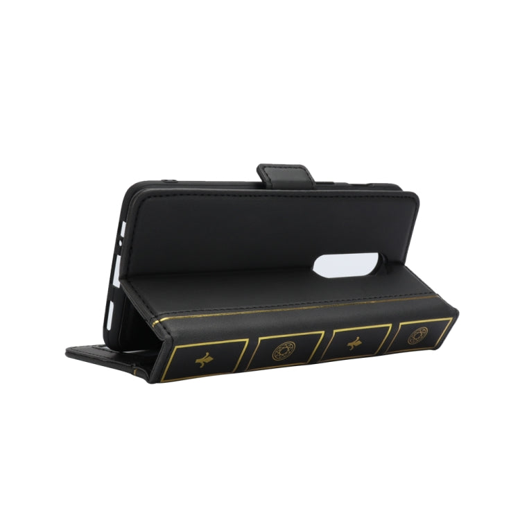 Bible Style Business Horizontal Flip Leather Case for OnePlus 6, with Card Slots & Photo Frame & Holder & Wallet