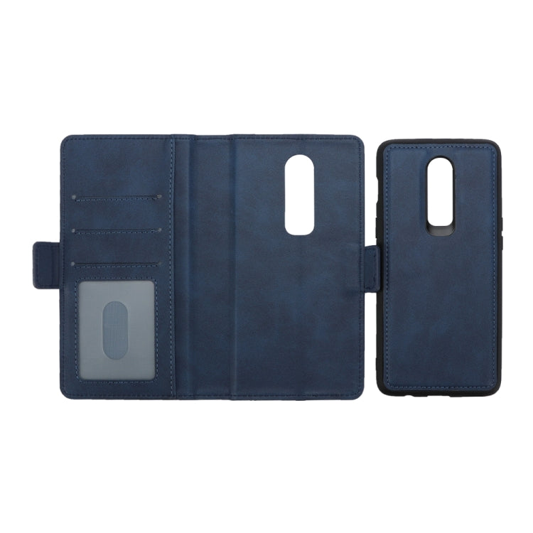 Bible Style Business Horizontal Flip Leather Case for OnePlus 6, with Card Slots & Photo Frame & Holder & Wallet