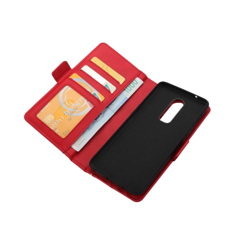 Bible Style Business Horizontal Flip Leather Case for OnePlus 6, with Card Slots & Photo Frame & Holder & Wallet