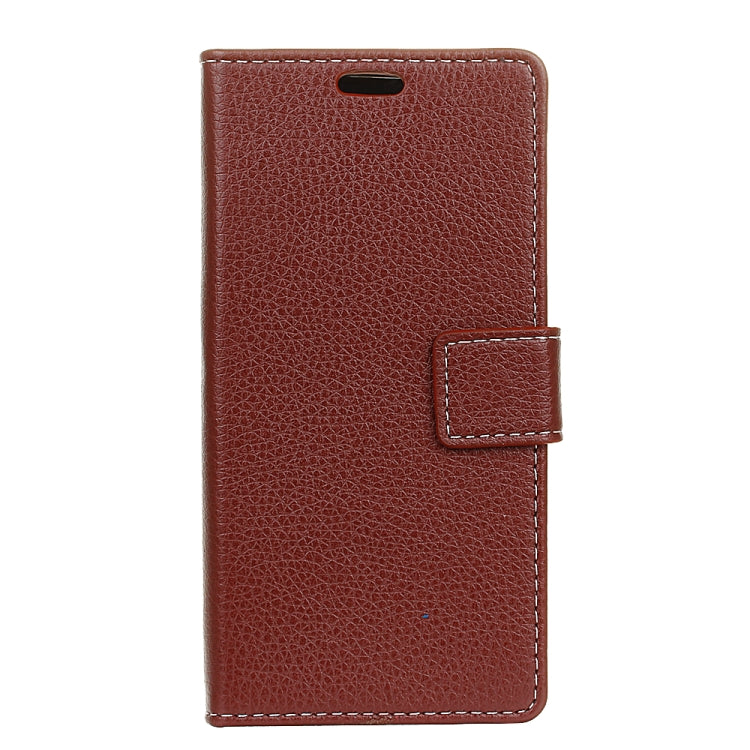 Litchi Texture Horizontal Flip Leather Case for OnePlus 6T, with Holder & Card Slots & Wallet