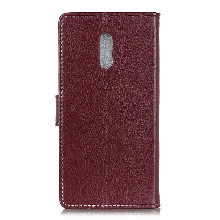 Litchi Texture Horizontal Flip Leather Case for OnePlus 6T, with Holder & Card Slots & Wallet