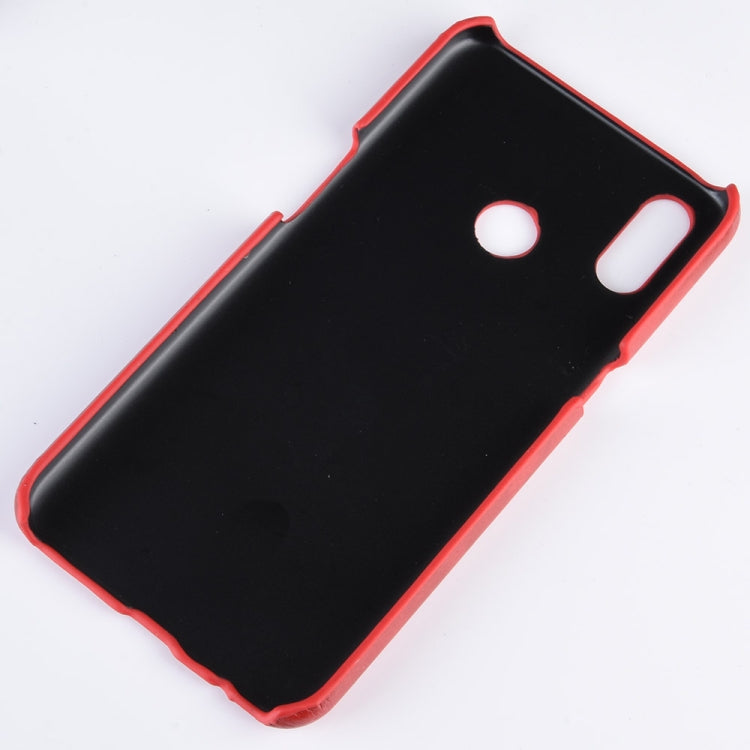 Shockproof Litchi Texture PC + PU Case for OPPO Realme 3