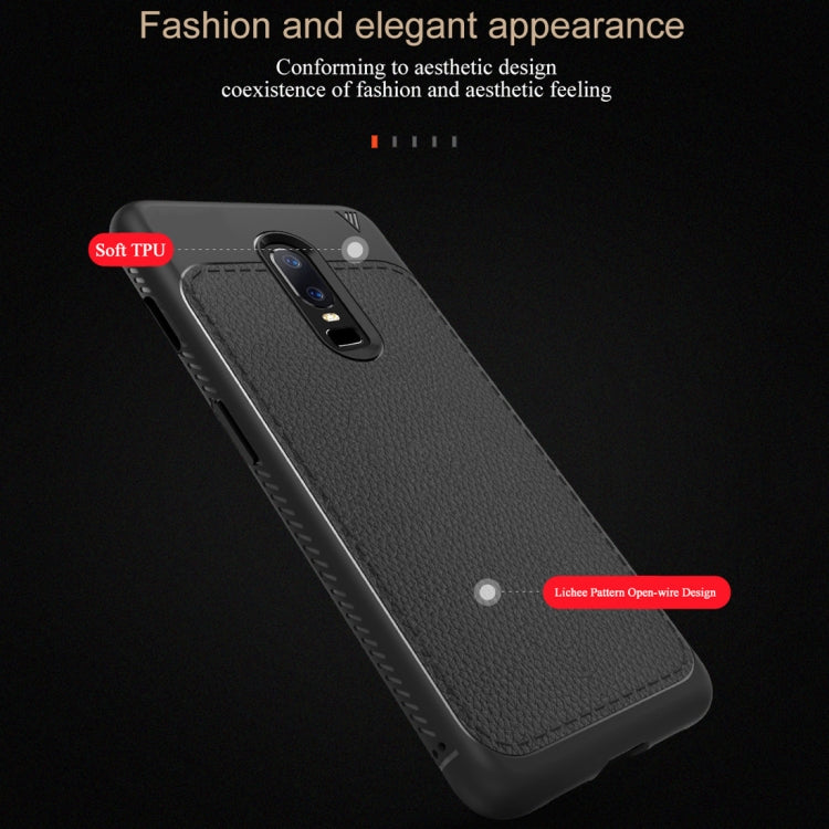 Lenuo Leshen Series Litchi Texture TPU Case for OnePlus 6