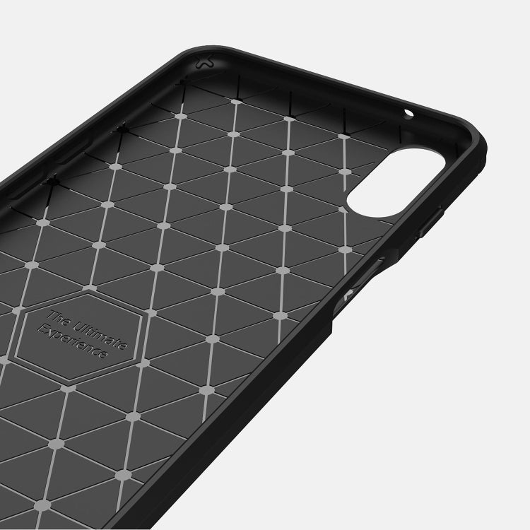 Brushed Texture Carbon Fiber Shockproof TPU Case for Meizu Meilan E3