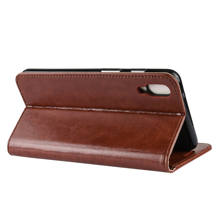Crazy Horse Texture Horizontal Flip Leather PU + TPU Case for Meizu Meilan E3 , with Wallet & Holder & Card Slots