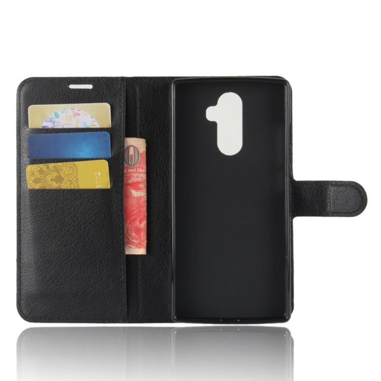 For DOOGEE  MIX 2 Litchi Texture Horizontal Flip Leather Case with Holder & Card Slots & Wallet