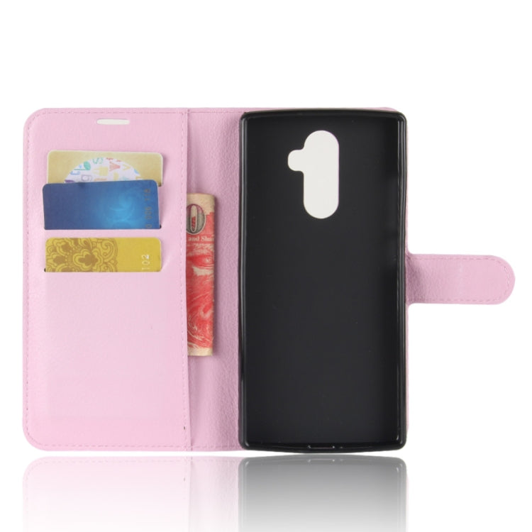 For DOOGEE  MIX 2 Litchi Texture Horizontal Flip Leather Case with Holder & Card Slots & Wallet
