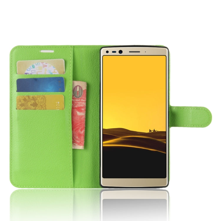 For DOOGEE  MIX 2 Litchi Texture Horizontal Flip Leather Case with Holder & Card Slots & Wallet