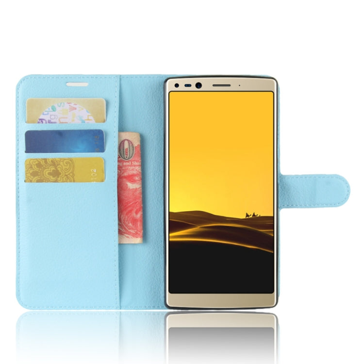 For DOOGEE  MIX 2 Litchi Texture Horizontal Flip Leather Case with Holder & Card Slots & Wallet