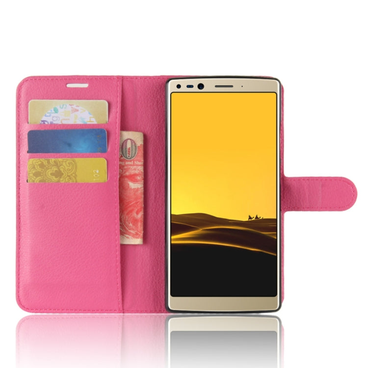 For DOOGEE  MIX 2 Litchi Texture Horizontal Flip Leather Case with Holder & Card Slots & Wallet