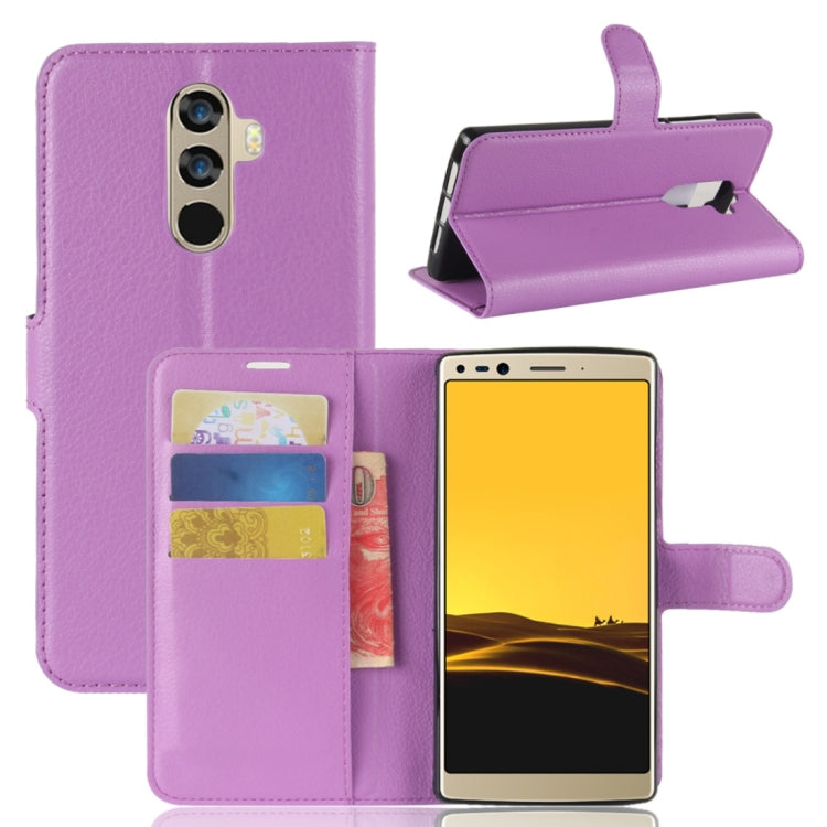 For DOOGEE  MIX 2 Litchi Texture Horizontal Flip Leather Case with Holder & Card Slots & Wallet