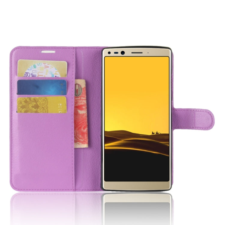 For DOOGEE  MIX 2 Litchi Texture Horizontal Flip Leather Case with Holder & Card Slots & Wallet