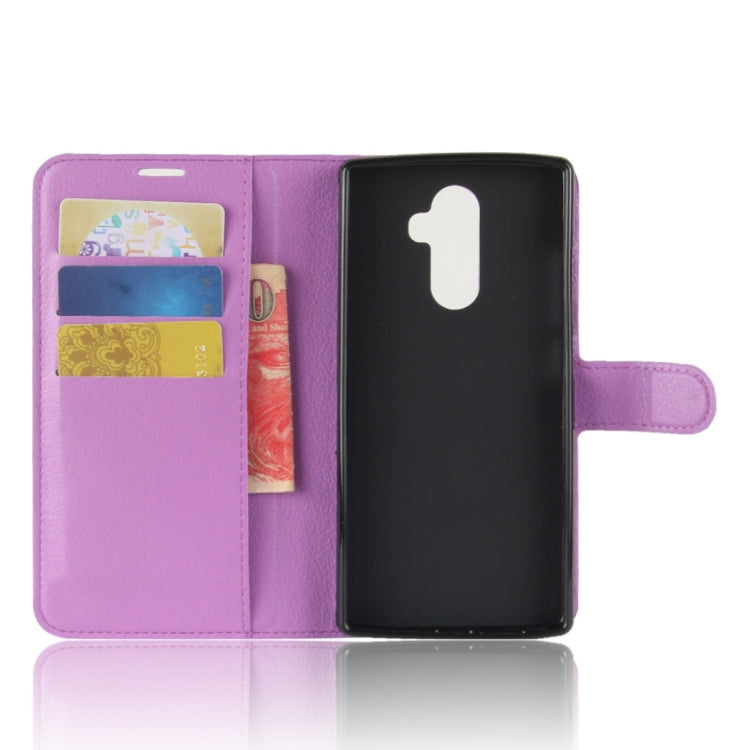 For DOOGEE  MIX 2 Litchi Texture Horizontal Flip Leather Case with Holder & Card Slots & Wallet