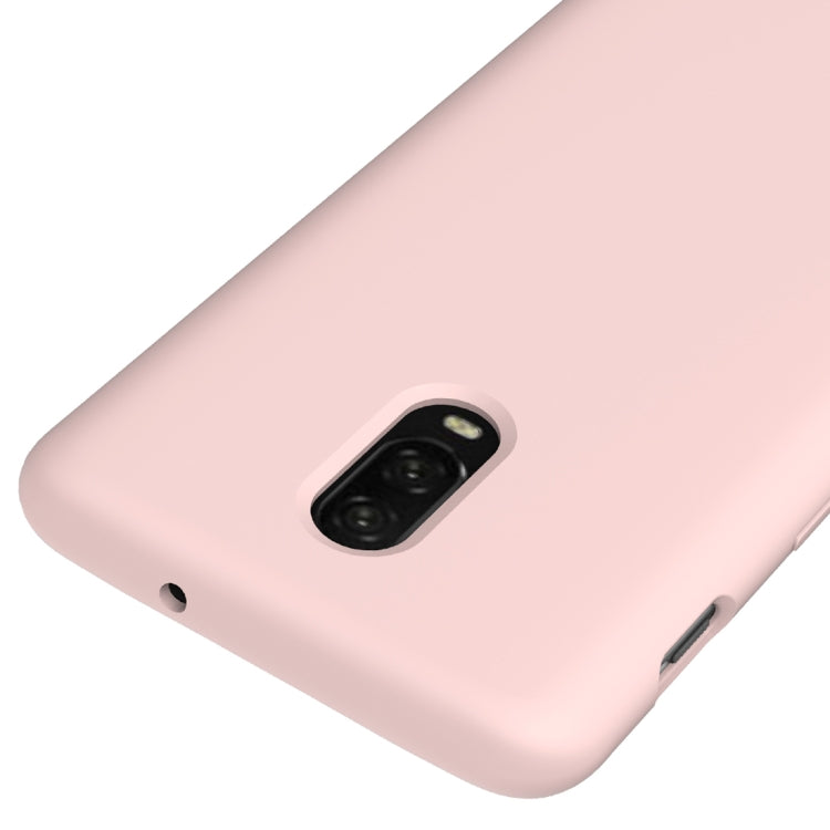 Solid Color Liquid Silicone Dropproof Protective Case for One Plus 6T