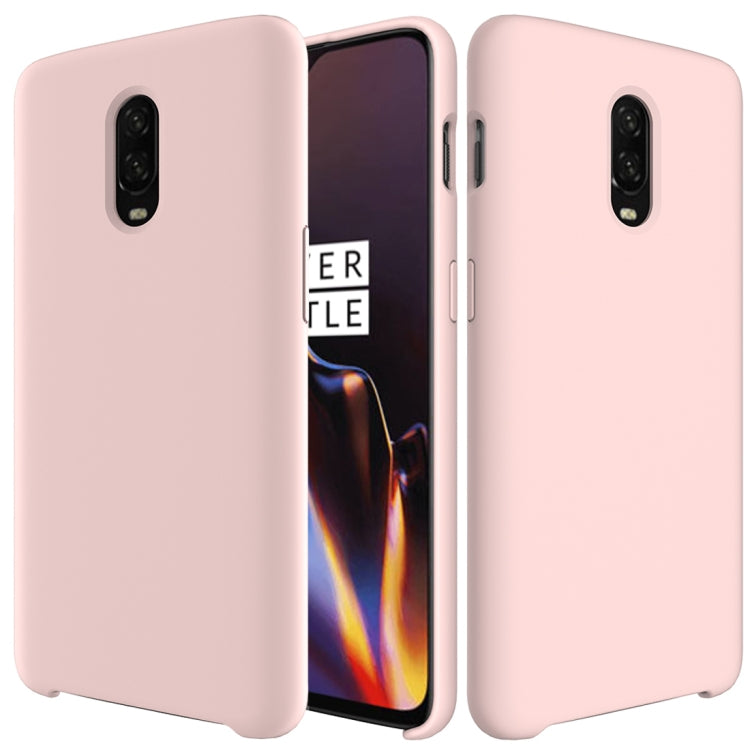 Solid Color Liquid Silicone Dropproof Protective Case for One Plus 6T