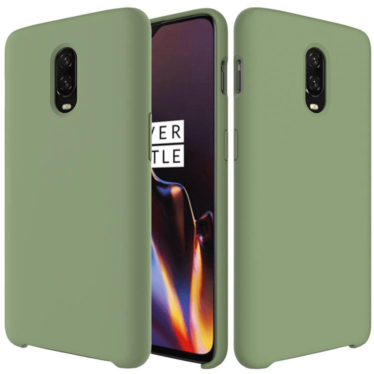 Solid Color Liquid Silicone Dropproof Protective Case for One Plus 6T