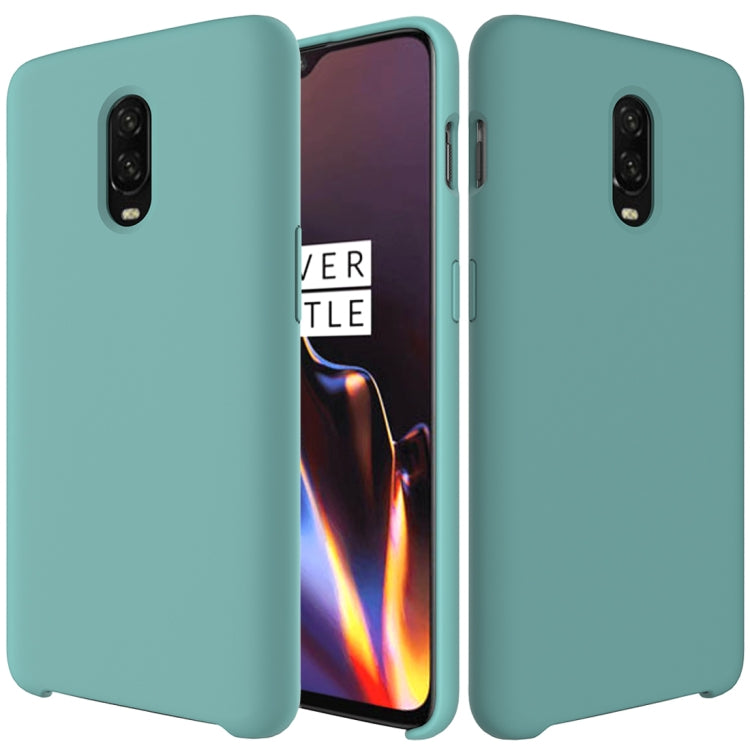 Solid Color Liquid Silicone Dropproof Protective Case for One Plus 6T