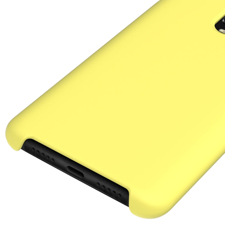 Solid Color Liquid Silicone Dropproof Protective Case for One Plus 6T