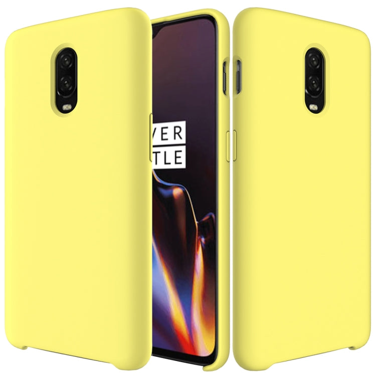 Solid Color Liquid Silicone Dropproof Protective Case for One Plus 6T