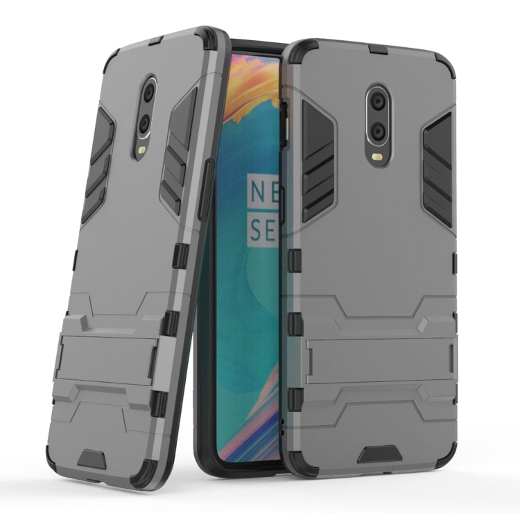 Shockproof PC + TPU  Case for OnePlus 6T, with Holder