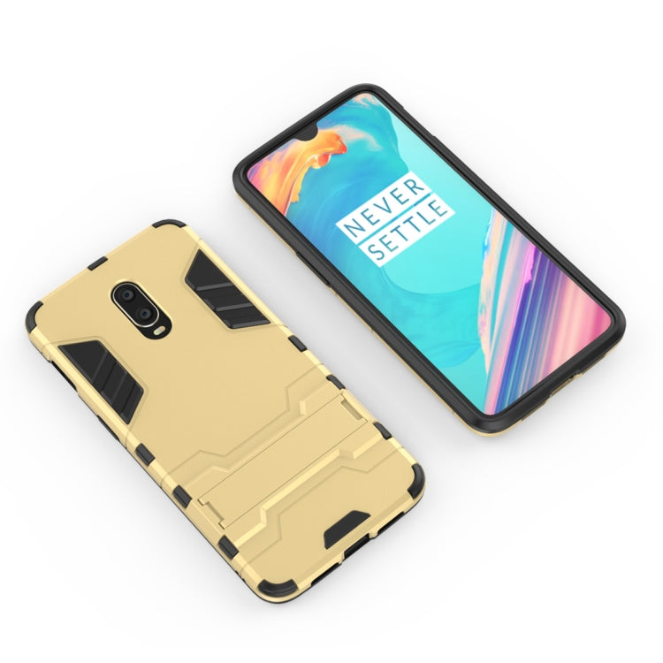 Shockproof PC + TPU  Case for OnePlus 6T, with Holder