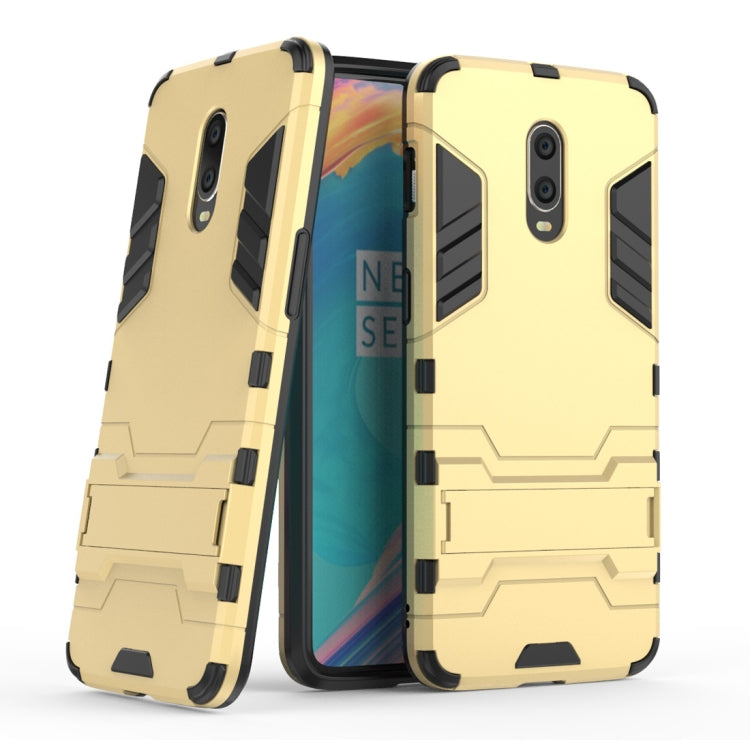 Shockproof PC + TPU  Case for OnePlus 6T, with Holder