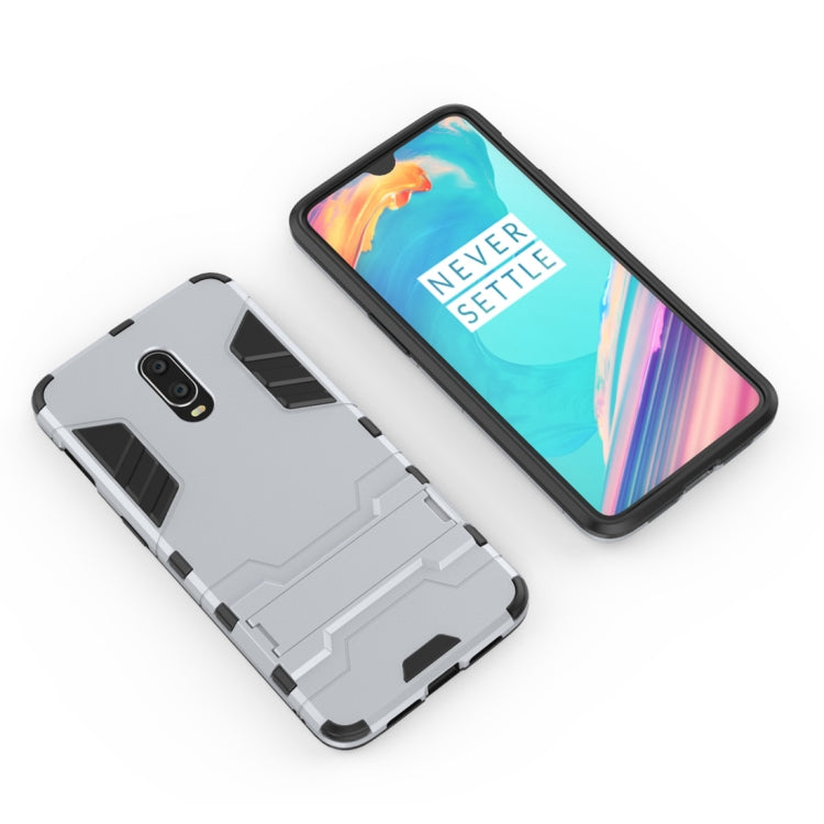 Shockproof PC + TPU  Case for OnePlus 6T, with Holder