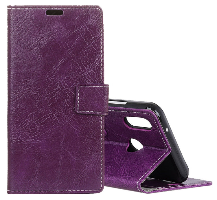 Retro Crazy Horse Texture Horizontal Flip Leather Case for DOOGEE X70, with Holder & Card Slots & Wallet & Photo Frame