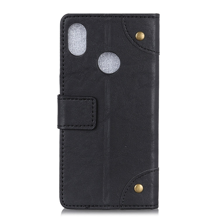 Copper Buckle Retro Crazy Horse Texture Horizontal Flip Leather Case for DOOGEE X70, with Holder & Card Slots & Wallet
