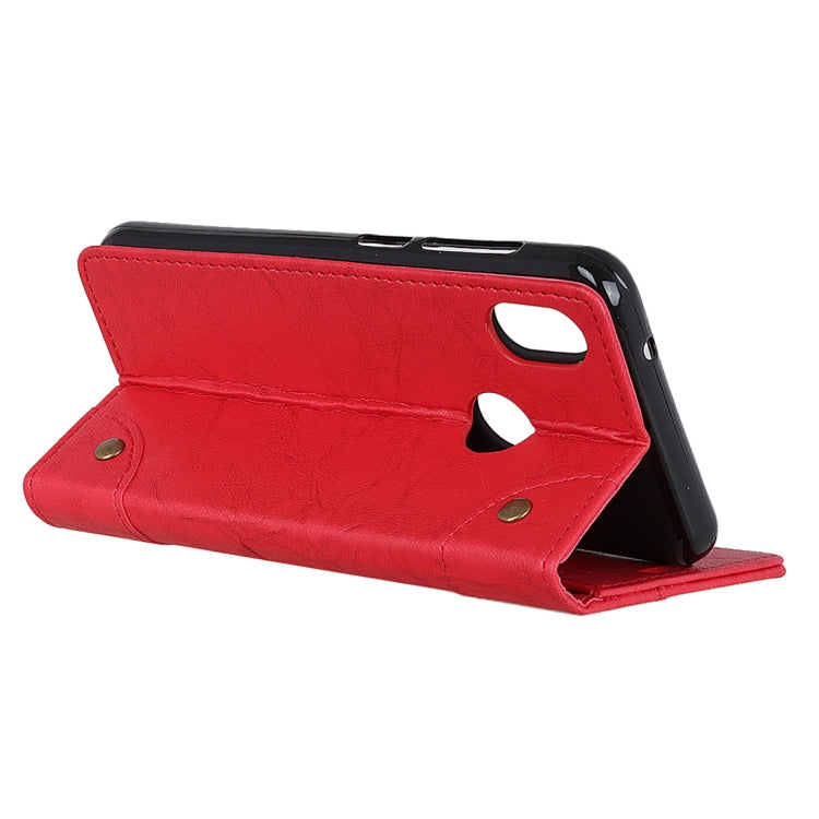 Copper Buckle Retro Crazy Horse Texture Horizontal Flip Leather Case for DOOGEE X70, with Holder & Card Slots & Wallet