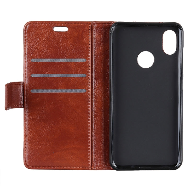 Copper Buckle Nappa Texture Horizontal Flip Leather Case for for DOOGEE X70, with Holder & Card Slots & Wallet