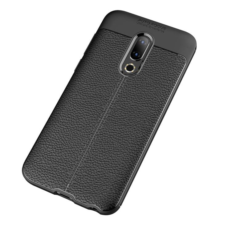 Litchi Texture TPU Shockproof Case for Meizu 16