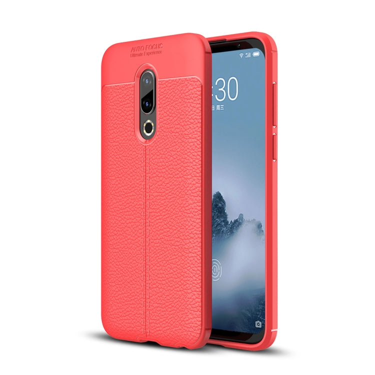 Litchi Texture TPU Shockproof Case for Meizu 16