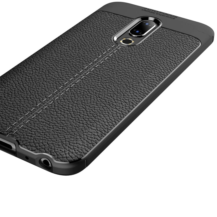 Litchi Texture TPU Shockproof Case for Meizu 16