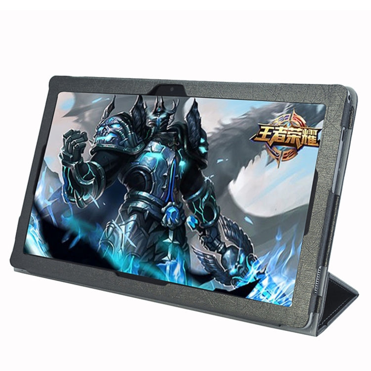 For Cube  Knote 11.6 inch Steel Wire Texture Horizontal Flip Leather Case with Three-folding Holder