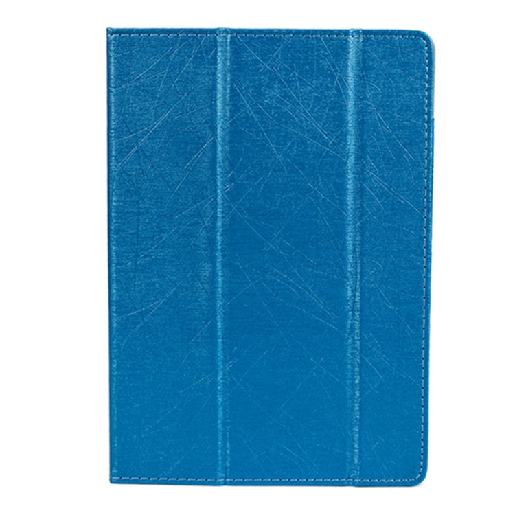 For Teclast T10 & T20 Steel Wire Texture Horizontal Flip Leather Case with Three-folding Holder & Sleep / Wake up Function