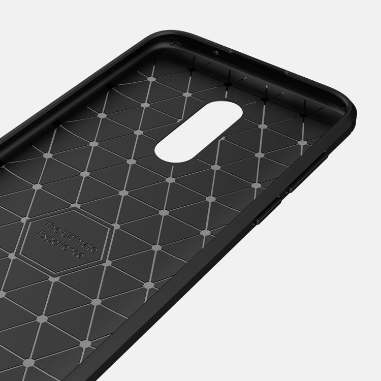 Brushed Texture Carbon Fiber Shockproof TPU Case for Meizu 16