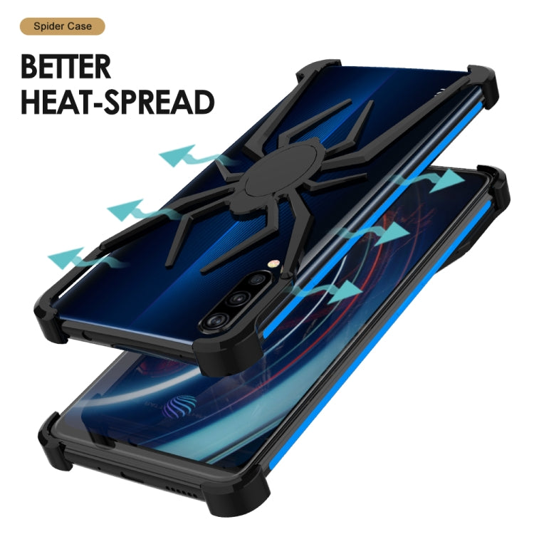 R-JUST Buckle Spider Mobile Phone Case for VIVO iQOO(Black)