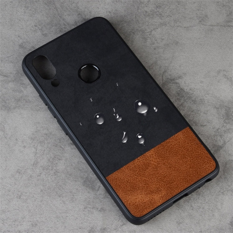 Shockproof Color Matching Denim PC + PU + TPU Protective Case for Meizu Meilan Note 9