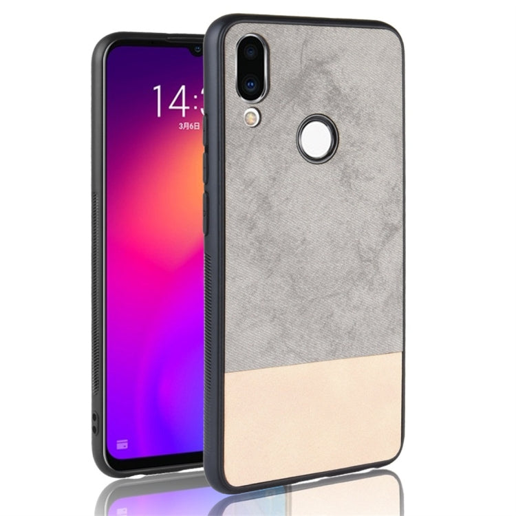Shockproof Color Matching Denim PC + PU + TPU Protective Case for Meizu Meilan Note 9