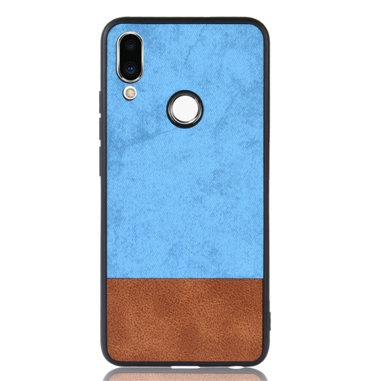 Shockproof Color Matching Denim PC + PU + TPU Protective Case for Meizu Meilan Note 9