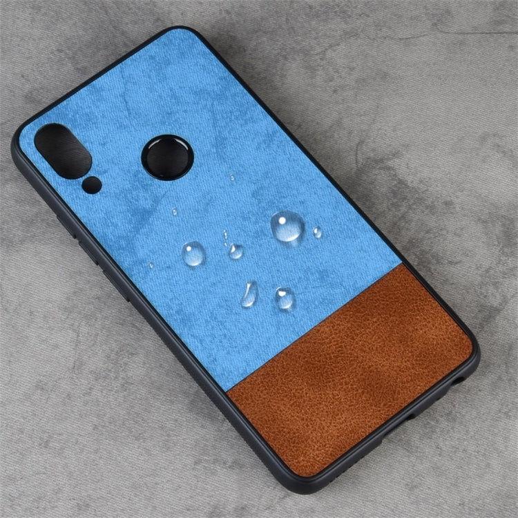 Shockproof Color Matching Denim PC + PU + TPU Protective Case for Meizu Meilan Note 9